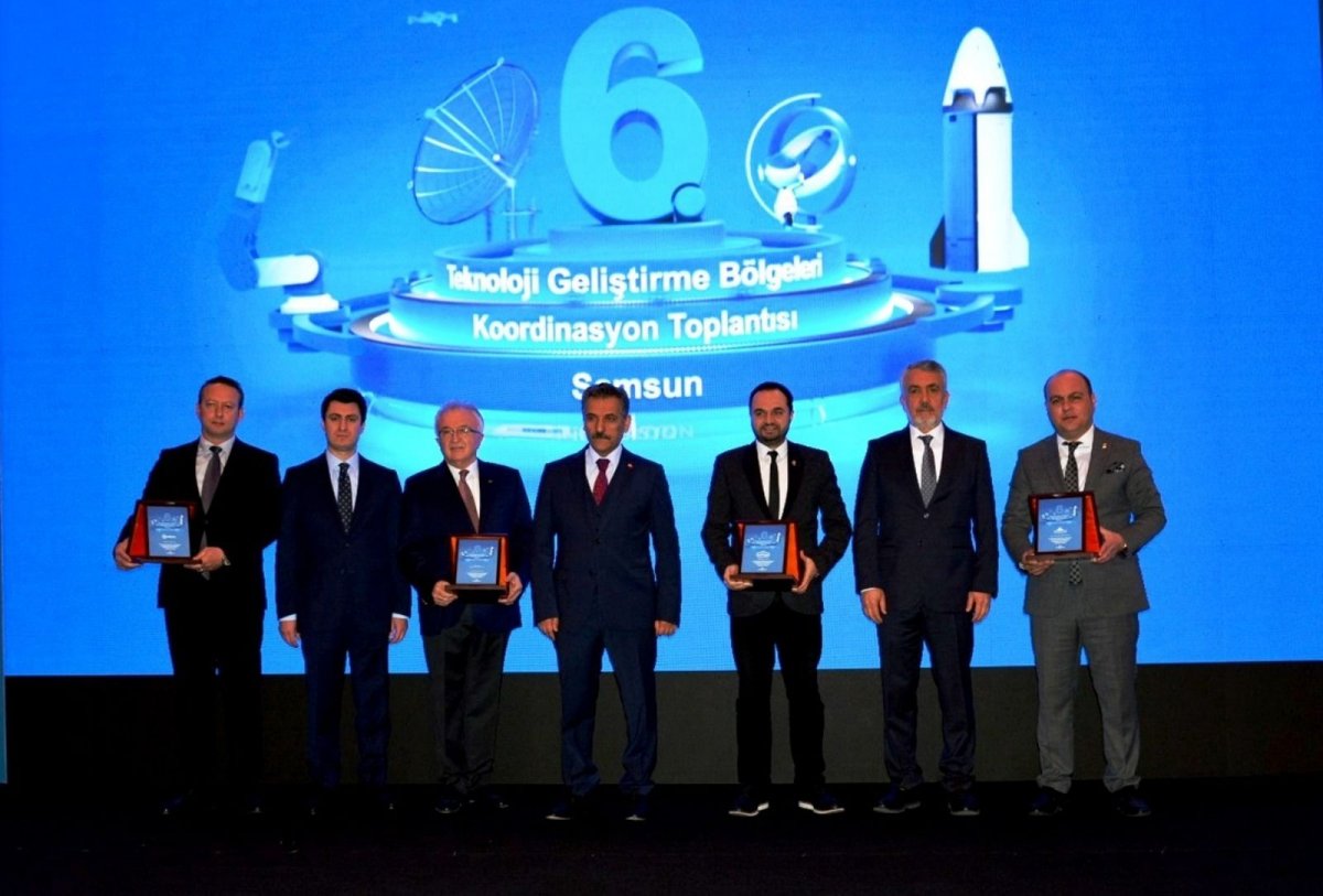 Plaque from Samsun Technopark to Damsan