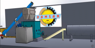Damsan Makina Machine Layout Drawing Image
